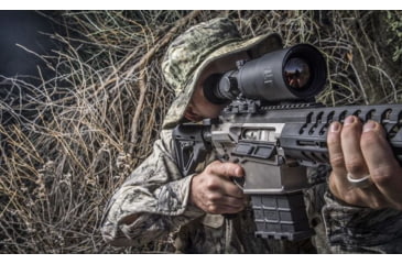 Image of Thermal image scope is effective during the day or night. 