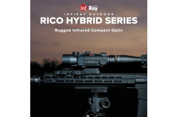 Image of IRay USA IRAYHYH50W RICO Hybrid 640 HYH50W Thermal Weapon Sight Black 3x 50mm Mu