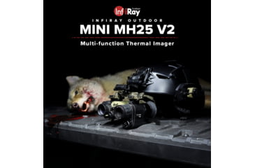 Image of IRay USA IRAYMH25W MINI V2 MH25W Thermal Monocular Black 1x 25mm Zoom 8x Feature