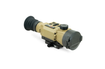 Image of IRAYUSA Hybrid Compact, Thermal Sight, 3.5X Magnification, 50mm Objective, Multiple Reticles, 1440x1080 AMOLED Display, Cerakote Finish, Tan, IRAY-HCH50R