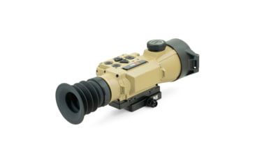 Image of IRAYUSA Hybrid Compact, Thermal Sight, 3.5X Magnification, 50mm Objective, Multiple Reticles, 1440x1080 AMOLED Display, Cerakote Finish, Tan, IRAY-HCH50R