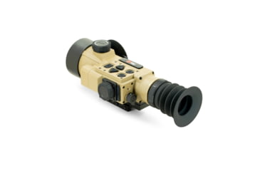 Image of IRAYUSA Hybrid Compact, Thermal Sight, 3.5X Magnification, 50mm Objective, Multiple Reticles, 1440x1080 AMOLED Display, Cerakote Finish, Tan, IRAY-HCH50R