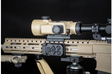 Image of IRAYUSA Hybrid Compact, Thermal Sight, 3.5X Magnification, 50mm Objective, Multiple Reticles, 1440x1080 AMOLED Display, Cerakote Finish, Tan, IRAY-HCH50R