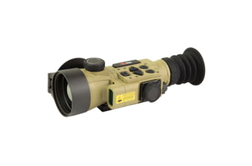 Image of IRAYUSA Hybrid Compact, Thermal Sight, 3.5X Magnification, 50mm Objective, Multiple Reticles, 1440x1080 AMOLED Display, Cerakote Finish, Tan, IRAY-HCH50R
