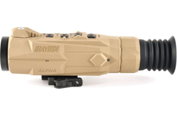 Image of iRayUSA Rico Alpha 640 Thermal Weapon Sight, 3x50mm, 2 Dynamic/5 Static Types Reticle, Coyote Tan, IRAY-RA50