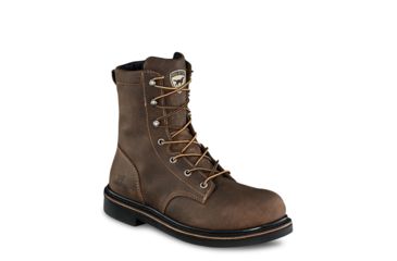 Image of Irish Setter Farmington 83861 Mens Work Boot, 8 in Height, Non-Insulated, Extra Wide, Brown, 8 US, 83861E2080