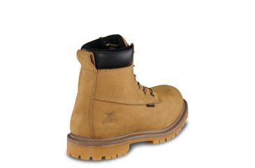 Image of Irish Setter Hopkins 83615 Mens Boot w/ Soft Toe, 6 in Height, Waterproof, Gold Nubuck Leather, Insulated, EE Extra Wide Width, Wheat, 11, 83615E2110