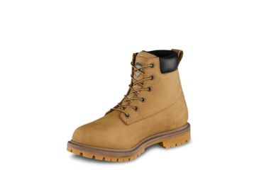 Image of Irish Setter Hopkins 83615 Mens Boot w/ Soft Toe, 6 in Height, Waterproof, Gold Nubuck Leather, Insulated, EE Extra Wide Width, Wheat, 11, 83615E2110
