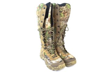 Image of Irish Setter VaprTrek 2875 Snake Boot, 17 Inch, Waterproof, Snake Guard, Brown / Realtree Xtra Green CAMO, 10 Medium 02875D 100