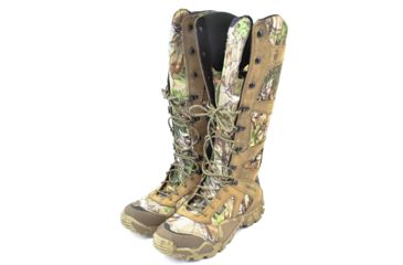 Image of Irish Setter VaprTrek 2875 Snake Boot, 17 Inch, Waterproof, Snake Guard, Brown / Realtree Xtra Green CAMO, 10 Medium 02875D 100