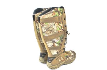 Image of Irish Setter VaprTrek 2875 Snake Boot, 17 Inch, Waterproof, Snake Guard, Brown / Realtree Xtra Green CAMO, 10 Medium 02875D 100