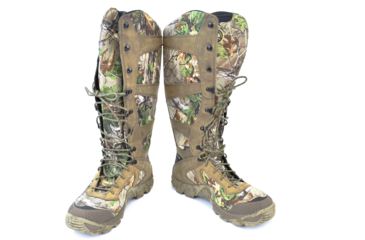 Image of Irish Setter VaprTrek 2875 Snake Boot, 17 Inch, Waterproof, Snake Guard, Brown / Realtree Xtra Green CAMO, 10 Medium 02875D 100
