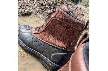 Image of Iron Age Compound Duck Boot, Waterproof, Brown/Black, 9.5, EW IA9650-BRN/BLK-9.5-M-EW