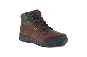 Image of Iron Age Galvenizer 6 inch Steel Toe Work Boot - Mens, Brown, 14M IA5240-Brown-14-Mens-M