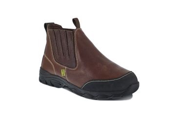 Image of Iron Age Galvenizer Slip On Steel Toe Work Boot - Mens, Brown, 14M IA5220-Brown-14-Mens-M