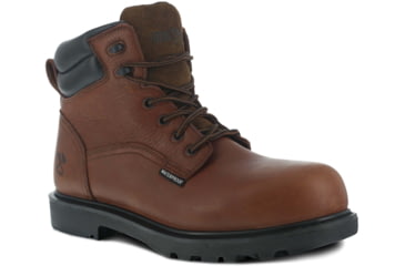 Image of Iron Age Hauler 6in. Brown Wp Boot, 14 IA0160-BRN-14-MEN-M