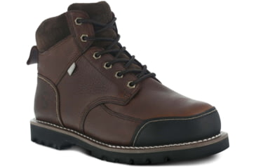 Image of Iron Age Mens Dozer 6in Internal Met Guard Steel Toe Work Boot, Brown, 6.5, IA0163-BROWN-6.5-MENS-W
