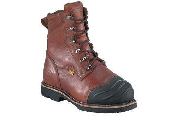 Image of IRON AGE Thermo Shield 8 Inch Boot w/Met Guard, Leather, Brown, 14, W IA0120-BRN-14-M-W
