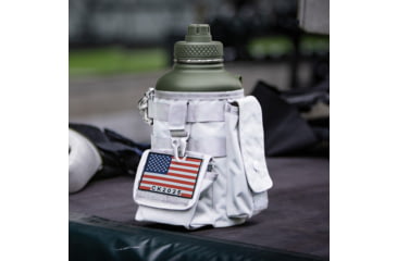 Image of Iron Infidel FREEDOM: Charlie Kirk Commemorative Battle Bottle Sleeve for 64oz Battle Bottles, 64ozSlv-Charlie