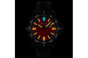 Image of Isobrite Afterburner Series T100 Tritium Watch, Black/Red, 47mm, ISO4003