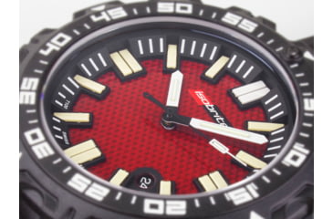 Image of Isobrite Afterburner Series T100 Tritium Watch, Black/Red, 47mm, ISO4003