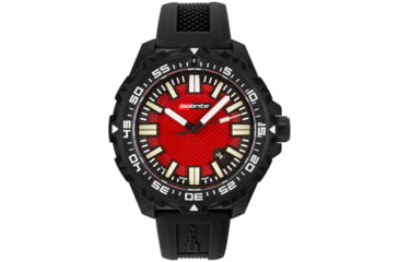 Image of Isobrite Afterburner Series T100 Tritium Watch, Black/Red, 47mm, ISO4003