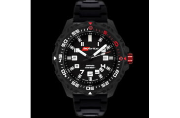 Image of ISOBrite Long Life Super Bright 200m Dive Watch, Black, Polyurethane Band, Small ISOBRITE-PU