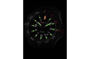 Image of ISOBrite Long Life Super Bright 200m Dive Watch, Black, Polyurethane Band, Small ISOBRITE-PU
