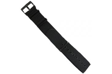 Image of ISOBrite Nylon Watch Band, Black, Black Buckle, Small INB100-BLK