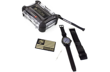 Image of Isobrite T100 Tritium Watch Kit Benefiting The Navy SEAL Foundation, Black/Tan, 47mm, ISO3001-NSF