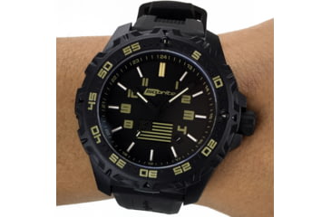 Image of Isobrite T100 Tritium Watch Kit Benefiting The Navy SEAL Foundation, Black/Tan, 47mm, ISO3001-NSF