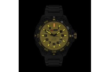 Image of ISOBrite T100 Valor  Series Yellow Watch With Polyurethane Band, Black/Yellow, Small ISO313