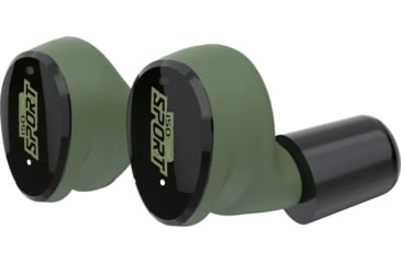 Image of ISOtunes Sport Caliber True Wireless Tactical Earbuds, 25 dB, OD Green, IT-17