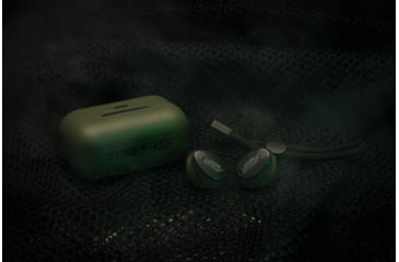 Image of ISOtunes Sport Caliber True Wireless Tactical Earbuds, 25 dB, OD Green, IT-17