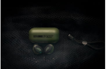 Image of ISOtunes Sport Caliber True Wireless Tactical Earbuds, 25 dB, OD Green, IT-17