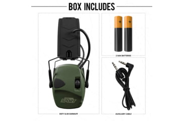 Image of ISOtunes Sport DEFY Slim Tactical Earmuffs, 20 NRR, Black, IT-42