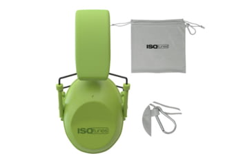 Image of ISOtunes Sport Junior Defender Protective Ear Muffs, 20 dB, 1 Pair, Green, Kids, IT-96KG