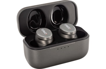 Image of ISOtunes Sport OPMOD CALIBER True Wireless Tactical Earbuds w/ Bluetooth, 25 NRR, Wolf Gray, Universal