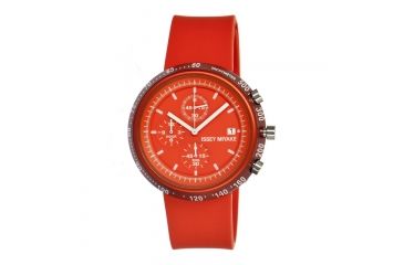 Image of Issey Miyake Silat008 Trapezoid Mens Watch, Orange ISSSILAT008