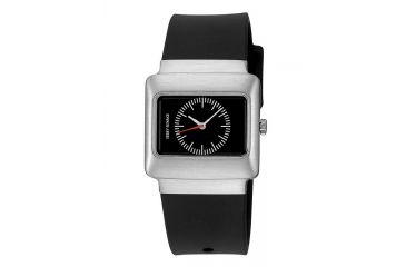 Image of Issey Miyake SILAh014 Vakio Watch - Black Band, Silver Case