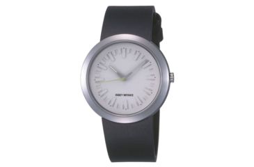 Image of Issey Miyake SILAl002 Vakio2 Mens Watch - Black Band, Silver Case