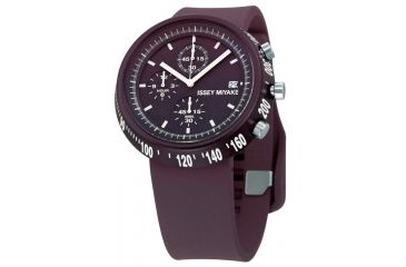 Image of Issey Miyake SILAt006 Trapezoid Al Watch - Muave Band, Muave Case