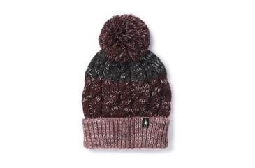 Image of Smartwool Isto Retro Beanie-Unisex, Nostalgia Rose H-Fig Heather, Unisex Medium, SW0SC236A88-1FM