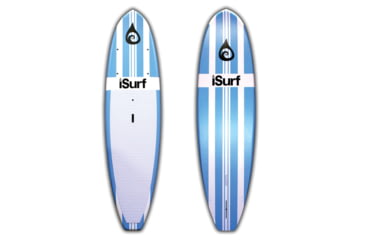 Image of iSurf 3004.9368 Aloha Cruiser Stand Up Paddle Board - 10 6, Blue/White, 10ft 6in, 20-105-106