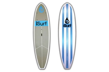 Image of iSurf Yogi Fisher Stand Up Paddle Board - 11 1in, Blue/White, 20-120-111
