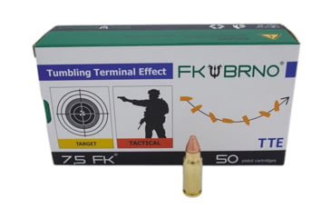 Image of FK BRNO 7.5 FK 101 Grain Spoon Tip Brass Cased Rifle Ammunition, 50 Rounds, TMTAMMOF7
