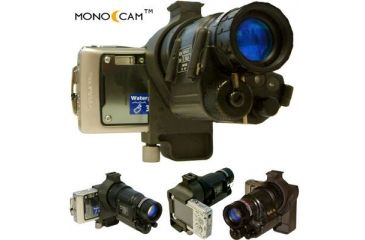 Image of MVC-51009: Morovision MONOCAM Digital Camera Adapter Kit with Olympus Stylus Tough 8000 Digital Camera Silver