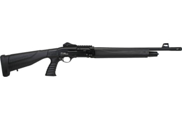 Image of Iver Johnson Arms HP18 3in Tactical Semi-Auto Shotgun, 20 Gauge, 18.5in BBL, Synthetic Black Stock, Fiber Optic Front Sight/Ghost Ring Rear Sight, 4RD Capacity, Black, HP1820