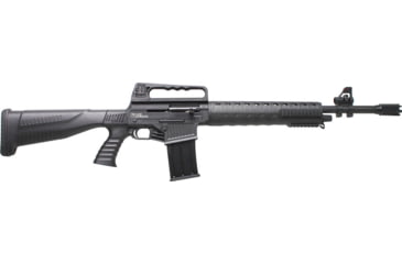 Image of Iver Johnson Arms Stryker 3in Tactical Semi-Auto Shotgun, 12 Gauge, 20in BBL, Synthetic Black Stock, Fiber Optic Front Sight, 2 Mag Included, 5RD Capacity, Black, GIJAR1512