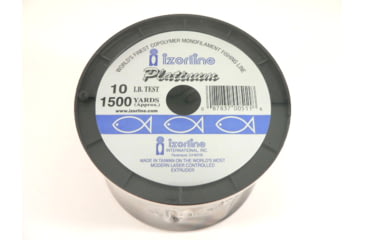Image of Izorline Izorline 005118 Platinum Co-Polymer Mono Line 10lb Green 1/4lb Bulk, 5118